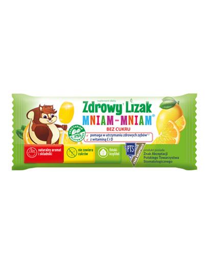 Zdrowy Lizak MNIAM - MNIAM o smaku cytrynowym - 1 szt. - cena, opinie, właściwości