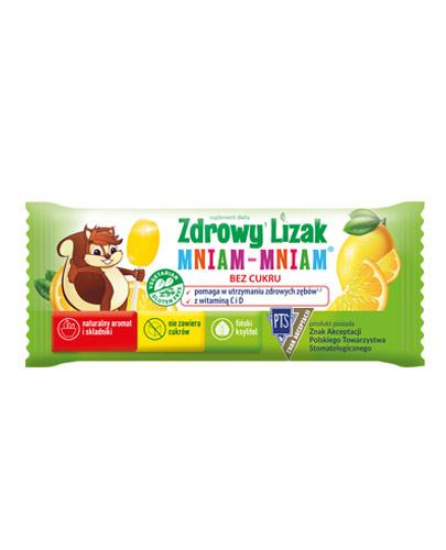  Zdrowy Lizak MNIAM - MNIAM o smaku cytrynowym - 1 szt. - cena, opinie, właściwości  - Apteka internetowa Melissa  