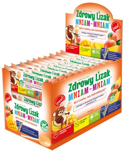  Zdrowy Lizak Mniam-Mniam o smaku mango, 40 szt., cena, wskazania, składniki - Apteka internetowa Melissa  