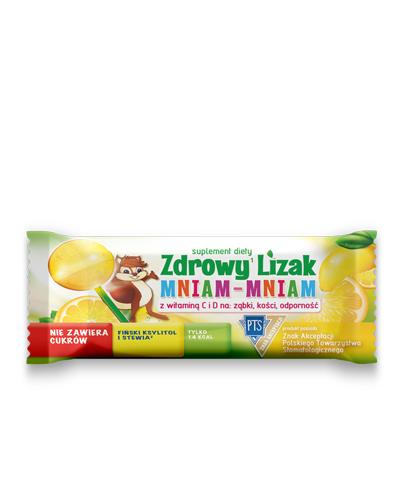 ZDROWY LIZAK MNIAM-MNIAM Ząbki, kości, odporność o smaku cytrynowym - 1 szt.