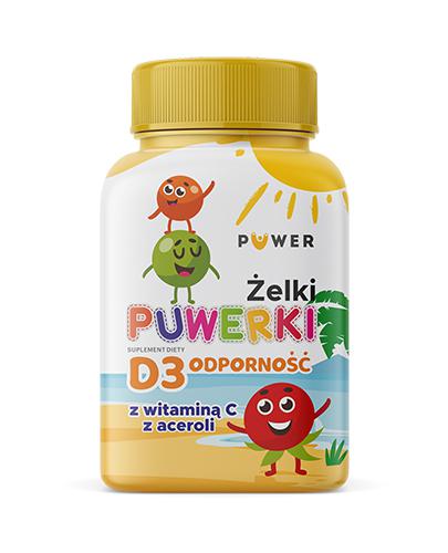 Żelki Puwerki D3 Odporność z acerolą, 150 g, cena, opinie, właściwości - Apteka internetowa Melissa