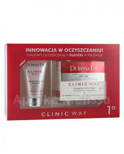DR IRENA ERIS CLINIC WAY Hialuronowe wygładzenie 1° 30+ na dzień - 50 ml + CLINIC WAY Oleożel do demakijażu - 30 ml - Apteka internetowa Melissa