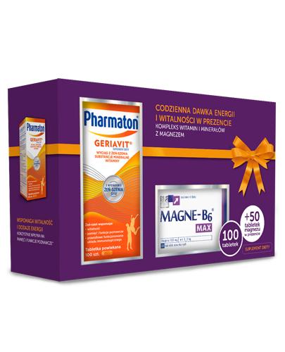 Zestaw Pharmaton Geriavit - 100 tabl. + Magne B6 Max - 50 tabl. - cena, opinie, dawkowanie - Apteka internetowa Melissa
