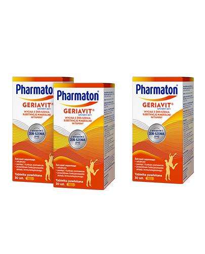  Zestaw Pharmaton Geriavit, 3 x 30 tabletek - Apteka internetowa Melissa  
