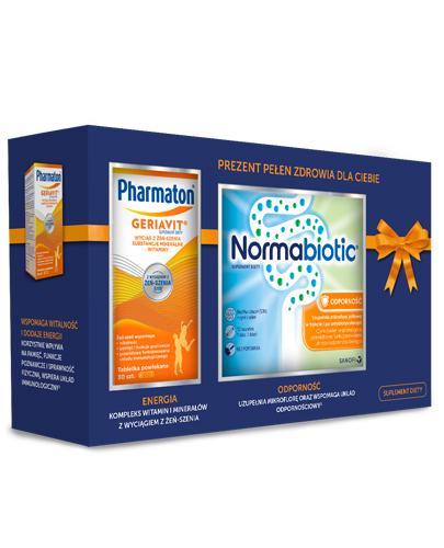 Zestaw Pharmaton Geriavit - 30 tabl. + Normabiotic Odporność - wzmacnia odporność i witalność - cena, opinie, dawkowanie - Apteka internetowa Melissa
