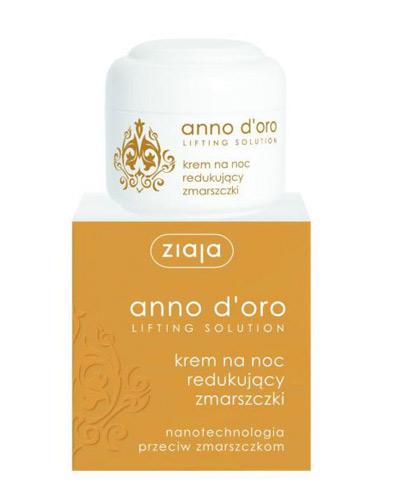 Ziaja Anno D'oro Krem na noc redukujący zmarszczki - 50 ml Po 40 roku życia - cena, opinie, stosowanie