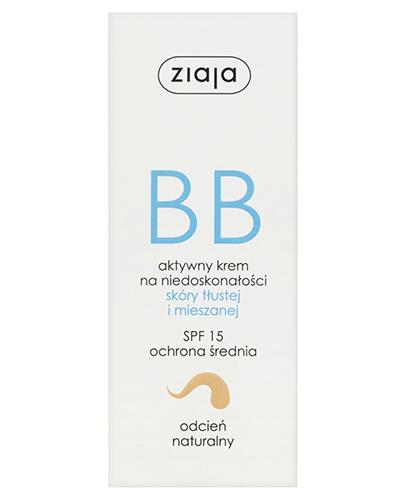ZIAJA BB Krem na niedoskonałości skóry tłustej i mieszanej SPF15 odcień naturalny - 50 ml