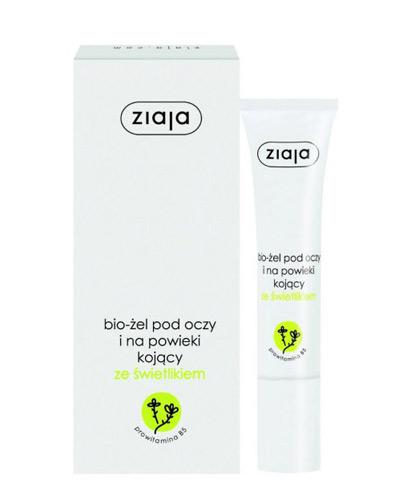 Ziaja Bio-żel pod oczy i na powieki kojący ze świetlikiem - 15 ml - cena, opinie, stosowanie 