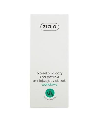 Ziaja Bio-żel pod oczy i na powieki zmniejszający obrzęki szałwiowy - 15 ml - cena, opinie, stosowanie 