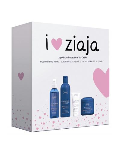 ZIAJA JAGODY ACAI ZESTAW Mus do ciała 200 ml + Mydło z balsamem do kąpieli 300 ml + Krem na dzień SPF 10 50 ml + Tonik 200 ml - Apteka internetowa Melissa