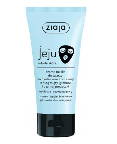 ZIAJA JEJU MŁODA SKÓRA Czarna maska do twarzy na niedoskonałości skóry - 50 ml - cena, stosowanie, opinie 