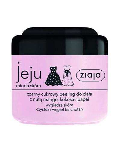 ZIAJA JEJU MŁODA SKÓRA Czarny cukrowy peeling do...