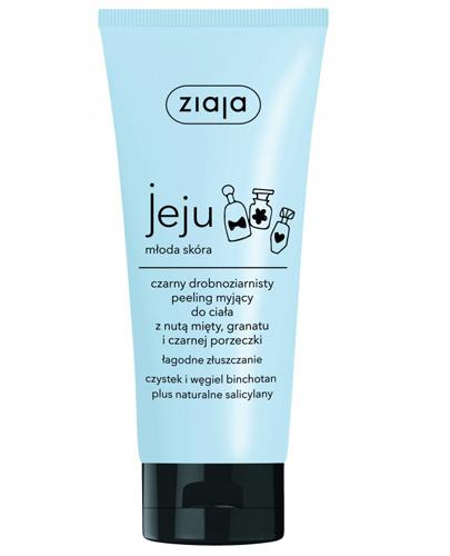ZIAJA JEJU MŁODA SKÓRA Czarny drobnoziarnisty peeling myjący do ciała - 200 ml - cena, stosowanie, opinie