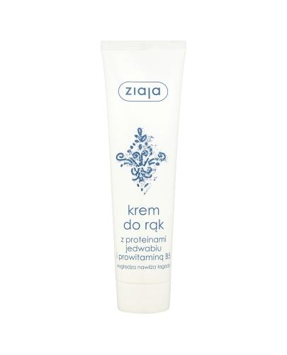 ZIAJA Krem do rąk z proteinami jedwabiu i prowitaminą B5 - 100 ml - Apteka internetowa Melissa