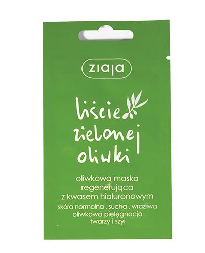 ZIAJA LIŚCIE ZIELONEJ OLIWKI Oliwkowa maska regenerująca z kwasem hialuronowym - 7 ml