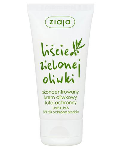 ZIAJA LIŚCIE ZIELONEJ OLIWKI Skoncentrowany krem oliwkowy SPF20 - 50 ml - Apteka internetowa Melissa