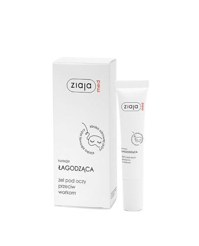 ZIAJA MED Kuracja łagodząca. Żel pod oczy przeciw workom - 15 ml - cena, opinie, wskazania - Drogeria Melissa