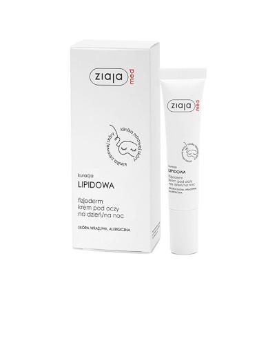 ZIAJA MED Kuracja Lipidowa Fizjoderm krem pod oczy na dzień/noc - 15 ml - Apteka internetowa Melissa