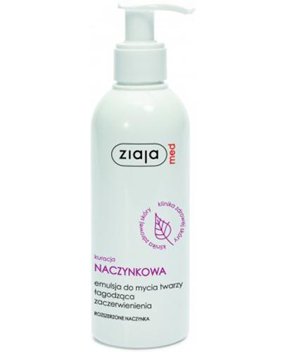ZIAJA MED KURACJA NACZYNKOWA Emulsja do mycia twarzy łagodząca zaczerwienienia - 200 ml