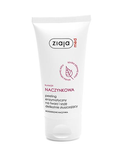 ZIAJA MED KURACJA NACZYNKOWA Peeling enzymatyczny na twarz i szyję delikatnie złuszczający - 75 ml