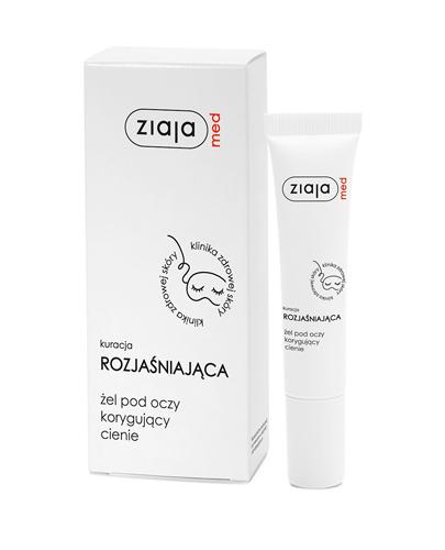 Ziaja Med, żel pod oczy korygujący cienie, 15 ml