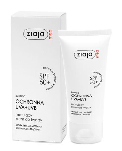 ZIAJA MED SPF50+ Matujący krem do twarzy - 50 ml