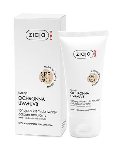ZIAJA MED SPF50+ Tonujący krem do twarzy - 50 ml - Apteka internetowa Melissa