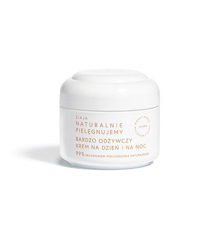 Ziaja Naturalnie Pielęgnujemy Bardzo Odżywczy Krem na dzień i na noc, 50 ml, cena, opinie, wskazania