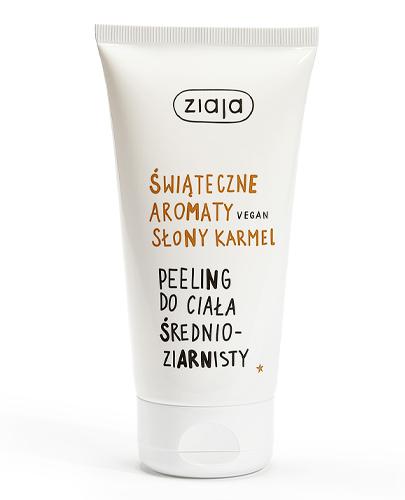 Ziaja Świąteczne aromaty Słony Karmel Peeling do ciała średnio-ziarnisty, 160 ml, cena, opinie, wskazania - Apteka internetowa Melissa