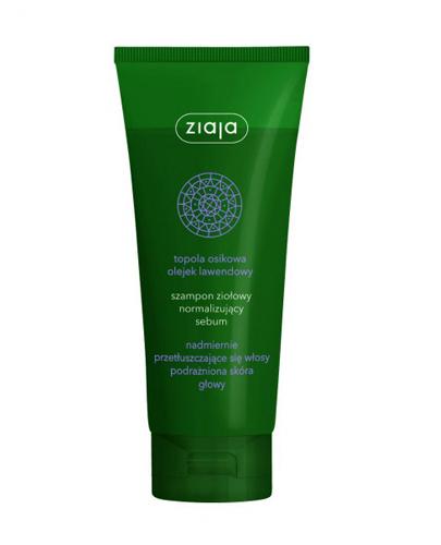 ZIAJA Szampon ziołowy normalizujący sebum - topola osikowa olejek lawendowy - 200 ml