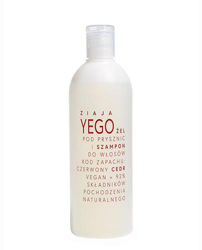  Ziaja Yego Żel pod prysznic i Szampon do włosów czerwony cedr, 400 ml, cena, opinie, stosowanie - Apteka internetowa Melissa  