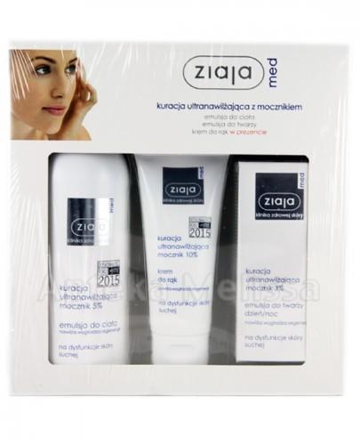ZIAJA MED KURACJA Z MOCZNIKIEM Emulsja do ciała 5% - 400 ml + Krem do rąk 10% - 100 ml + emulsja do twarzy 3% - 50 ml - Apteka internetowa Melissa