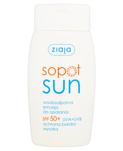 ZIAJA SOPOT SUN SPF 50+ Emulsja wodoodporna do opalania - 125 ml - Apteka internetowa Melissa