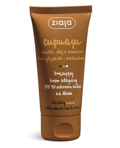 ZIAJA CUPUACU Brązujący krem odżywczy SPF 10 ochrona niska na dzień - 50 ml - Apteka internetowa Melissa
