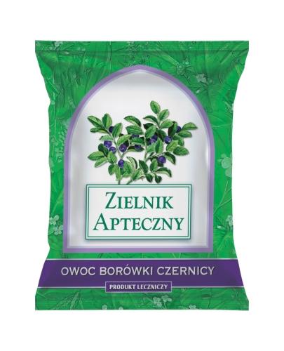 ZIELNIK APTECZNY Owoc borówki czernicy - 50 g - na biegunki, cena, stosowanie, opinie