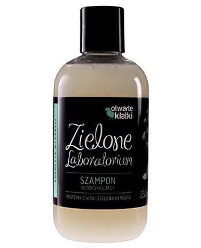 Zielone Laboratorium Szampon detoksykujący z proteinami owsa i zieloną herbatą - 250 ml - cena, opinie, wskazania - Apteka internetowa Melissa