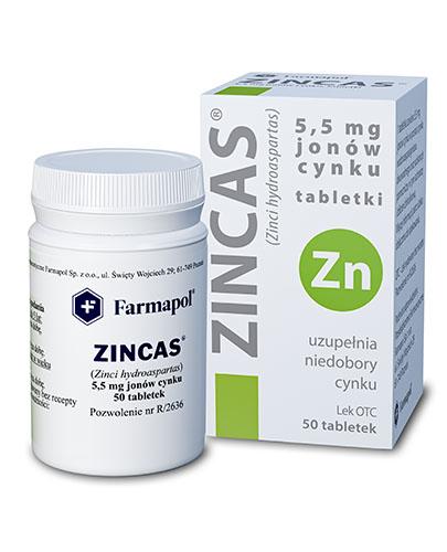 FARMAPOL ZINCAS 5,5 mg, 50 tabletek