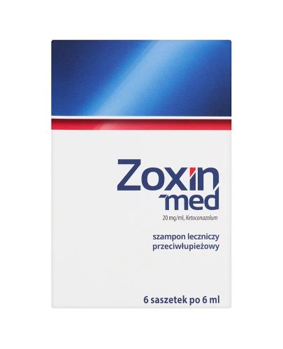 ZOXIN-MED Przeciwłupieżowy szampon leczniczy - 6 sasz. - cena, opinie, wskazania - Apteka internetowa Melissa
