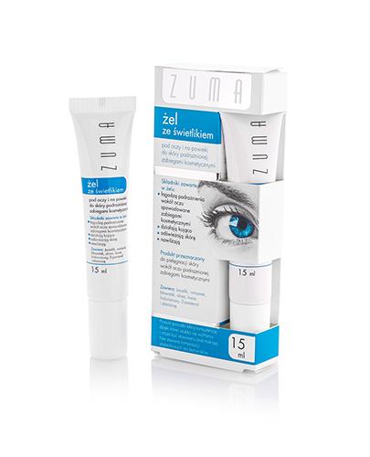 
                                                                          ZUMA Żel ze świetlikiem pod oczy i na powieki do skóry podrażnionej zabiegami kosmetycznymi - 15 ml  - Drogeria Melissa                                              