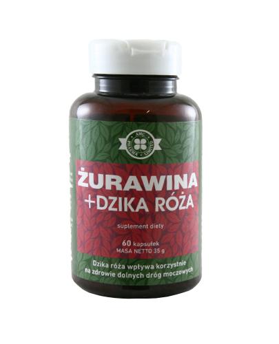 Żurawina + Dzika Róża - 60 kaps. - cena, opinie, wskazania