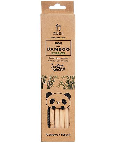  Zuzii Słomki bambusowe - 10 szt. + czyścik - cena, opinie, wskazania - Apteka internetowa Melissa  