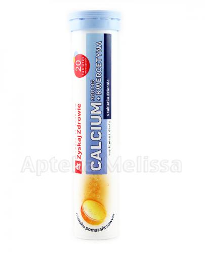ZYSKAJ ZDROWIE CALCIUM 300 MG + KWERCETYNA - 20 tabl. musujących