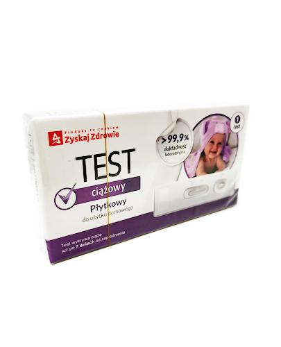  ZYSKAJ ZDROWIE Test ciążowy płytkowy - 1 szt.  - cena, opinie, sposób użycia - Apteka internetowa Melissa  